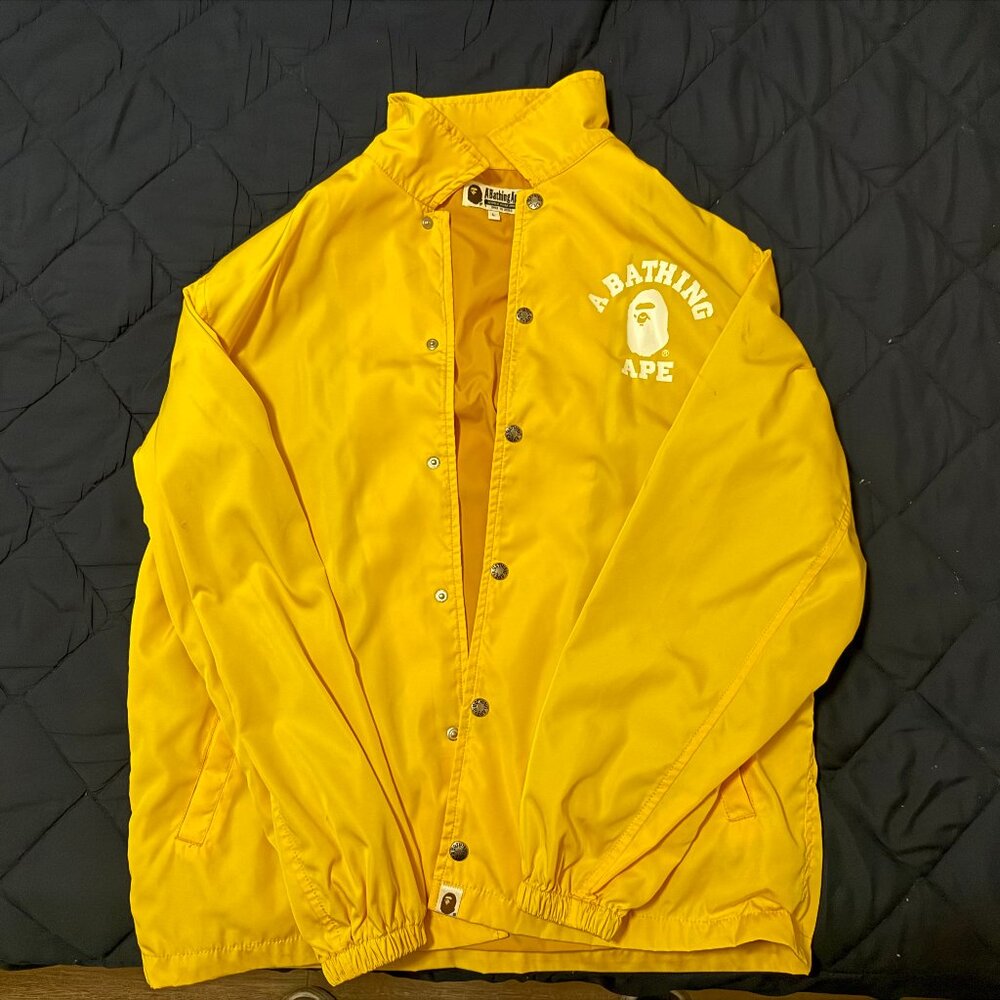 BAPE College Coach Jacket Mens